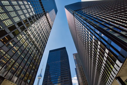 Scenic Toronto financial district skyline and modern architecture skyline photo