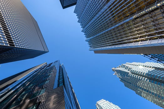 Scenic Toronto financial district skyline and modern architecture skyline photo