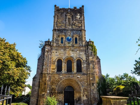 HDR St Mary Church in Chepstow photo