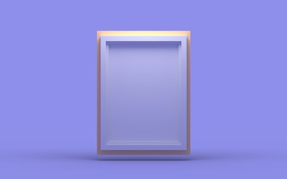 very peri background trend 2022 with frame photos for artwork display