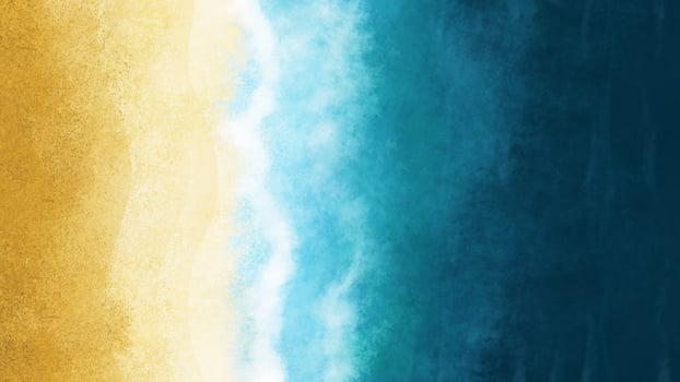 Artistic background image sea and sand,Modern artwork,Strokes paint.Brushstrokes,texture background,2d illustration photo