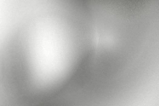 Glowing silver foil metal wall with copy space, abstract texture background photo
