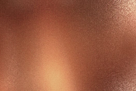 Scratches old red metal wall, abstract texture background photo