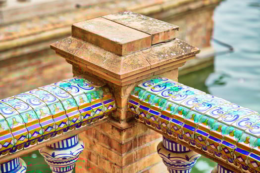 Plaza De Espana, Seville, Architectural Details and Ornaments photo