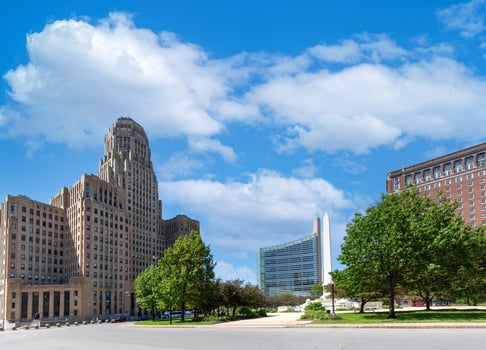 Buffalo City Hall, The 378-foot-tall building is the seat for municipal government, one of the largest and tallest municipal buildings in the United State photo