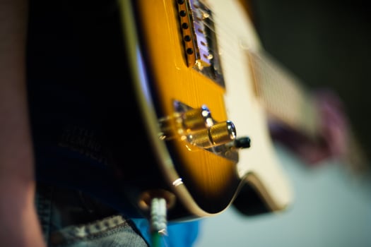 Man with guitar photo
