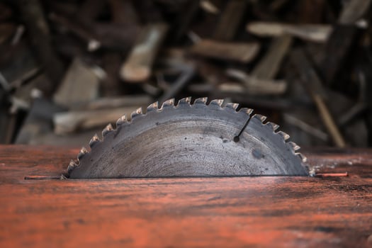 old circular saw photo