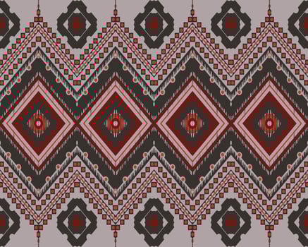Native geometric designs are used to destroy fabrics, backgrounds and accessories. photo