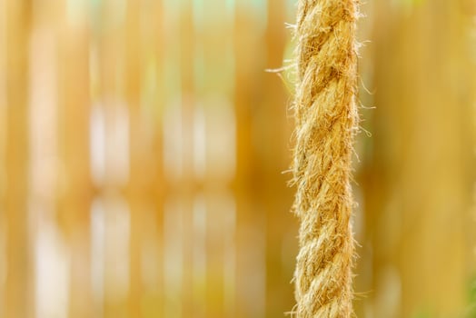 close-up rope texture with blurred background photo