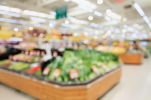 supermarket blur background photo