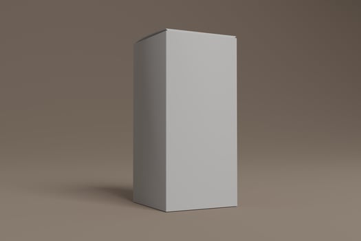 An empty box for present or promotion photo