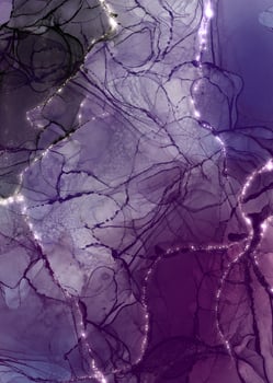 elegant purple alcohol ink painting for display photo