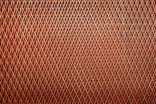 luxury pattern of coper net decoration photo