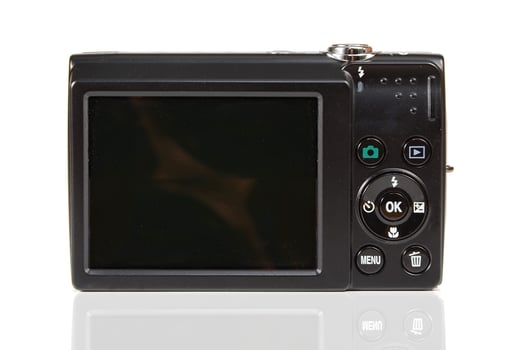 digital red black camera photo