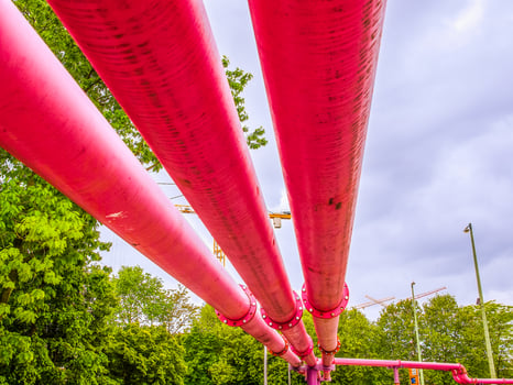HDR Berlin water pipes photo