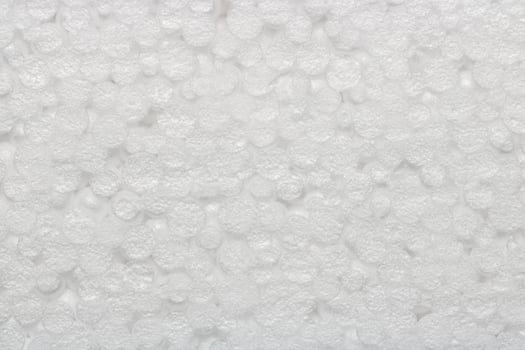 Texture of styrofoam ball white color, abstract background photo