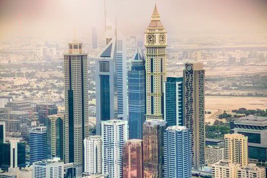 Dubai skyscrapers, United Arab Emirates photo