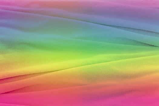 Soft fabric in rainbow colored. multicolor cloth texture background photo