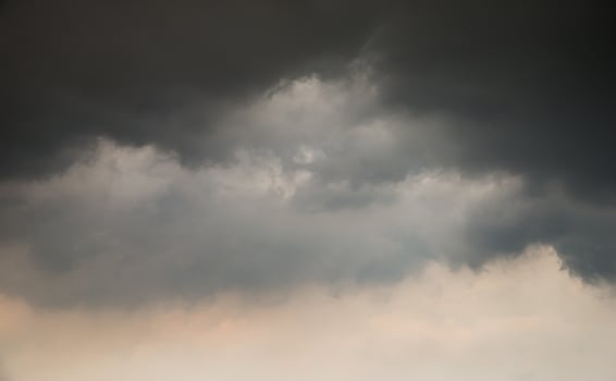 clouds before a thunderstorm photo