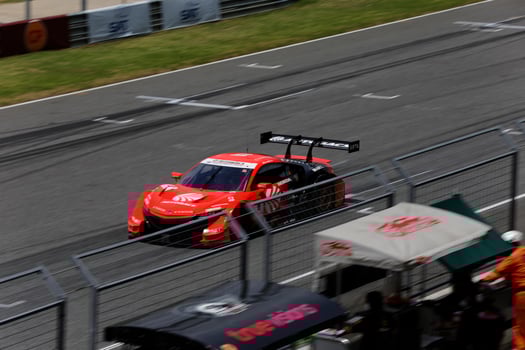 BURIRAM THAILAND OCTOBER 7 Team racing drives during the Autobacs Super GT Round7 Burirum United Super GT Race at Chang International Circuit, Super GT Race 2017 ,at Buriram, Thailand. photo