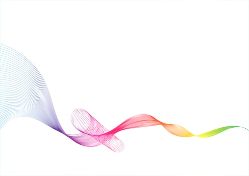 Abstract Colorful Line Wave Background, Abstract polygonal space low poly dark background with connecting dots and lines Connection structure Futuristic polygonal background Triangular business photo