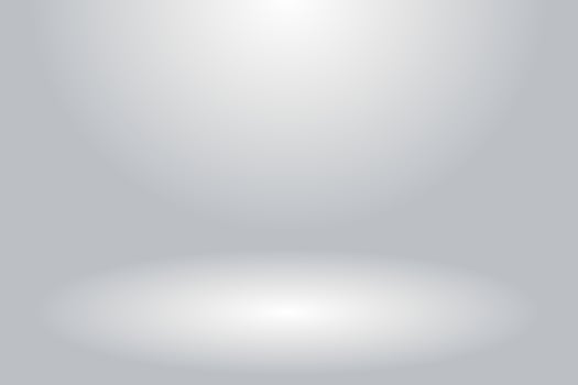 gray scene background with bright lights photo