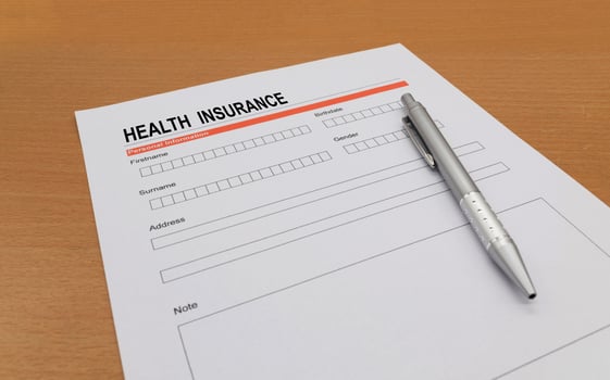 health Insurance application form photo