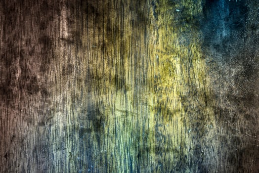 Old and weathered vintage wooden plank background with scratches. photo