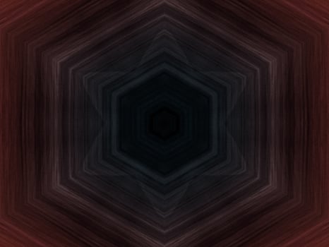 Symmetrical kaleidoscope pattern. Red white black abstract background. Free photo. photo