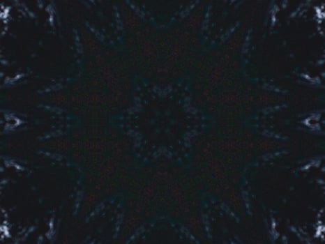 Gothic vibes abstract background in dark blue and black color. Kaleidoscope pattern. Free photo. photo