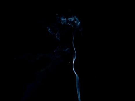 smoke texture on black background photo
