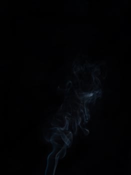 smoke texture on black background. photo