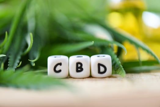 CBD oil extract from cannabis leaf Marijuana leaves for Hemp medical healthcare natural photo