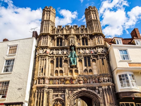 HDR St Augustine Gate in Canterbury photo