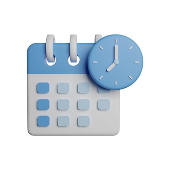 Calendar time month and year 3d icon photo high quality