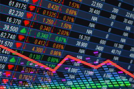 market volatility graph photo