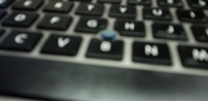 Laptop Keyboard super close-up photo