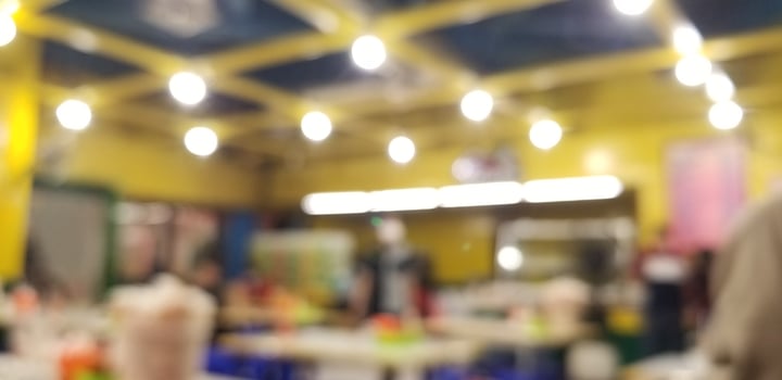 blurry bokeh light at night photo