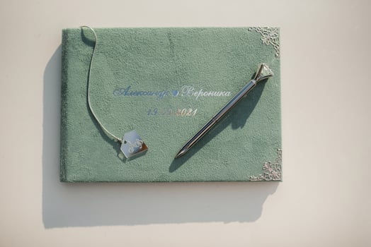 book of wishes for newlyweds photo