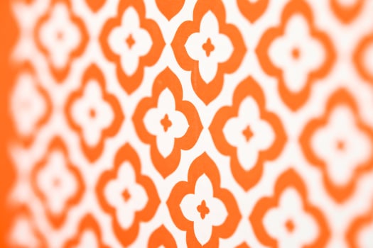 Seamless Thai pattern, orange-white, modern style for design, texture, photo