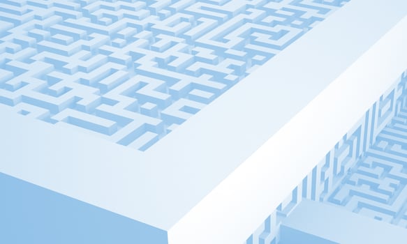 Abstract geometric modern architectural concept background photo