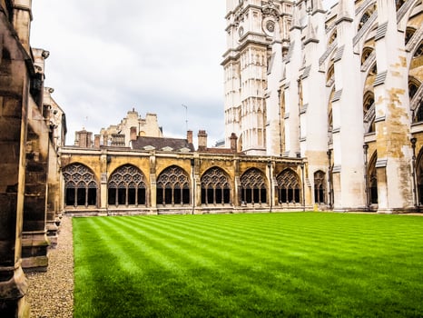 HDR Westminster Abbey church in London photo