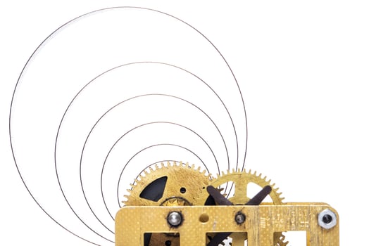 Vintage gear mechanism photo