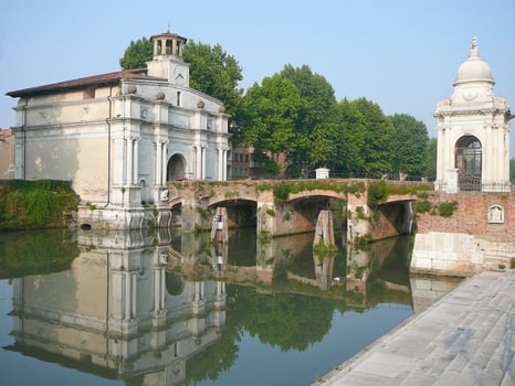 Ancient waterways and villas in Padua Padova in Veneto, Northern photo