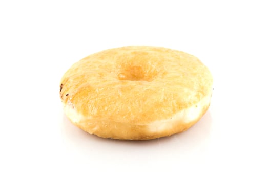 Close donut isolated on white photo