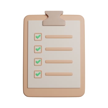Checklist box 3d icon photo high quality