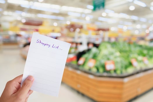 supermarket blur background photo