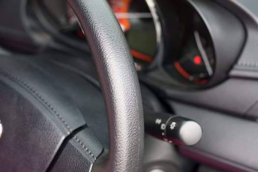 car interior close up photo