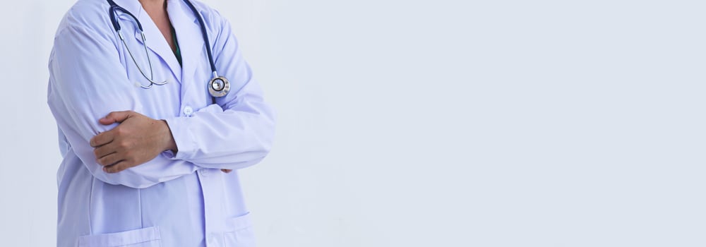 Man doctor professional standing photo