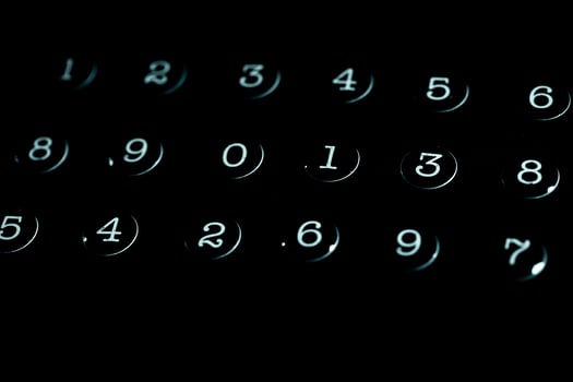Background of numbers. from zero to nine. Numbers texture. Finance data concept. Matematic. Seamless pattern with numbers. financial crisis concept. Business success. photo